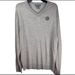 ✅ NWT Daniel Cremieux Signature V-Neck wool sweater XL